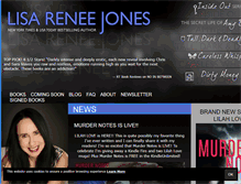 Tablet Screenshot of lisareneejones.com